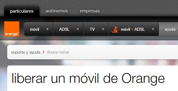 liberar móvil Orange